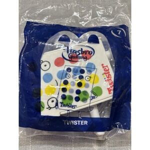 Hasbro Gaming #7 Mini TWISTER Game McDonald's Happy Meal Toy  Sealed 2020